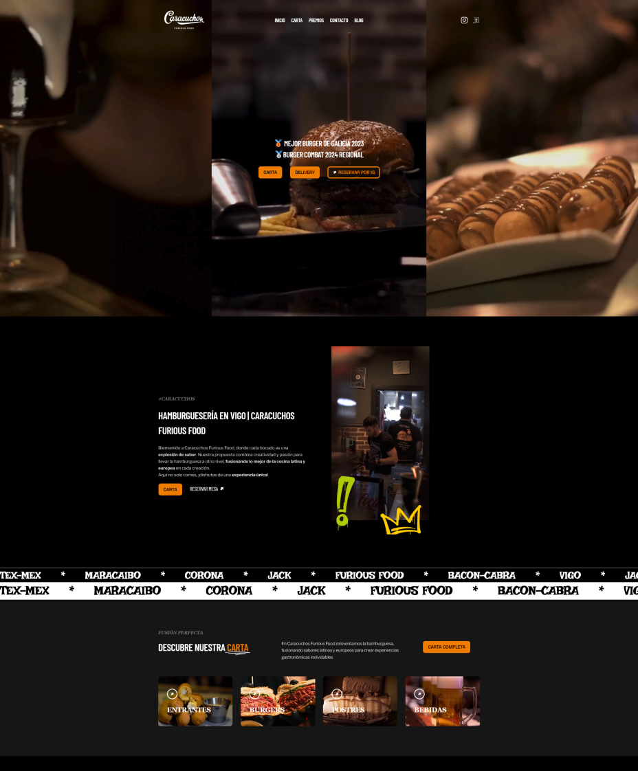 Hamburguesería en Vigo- Caracuchos Furious Food