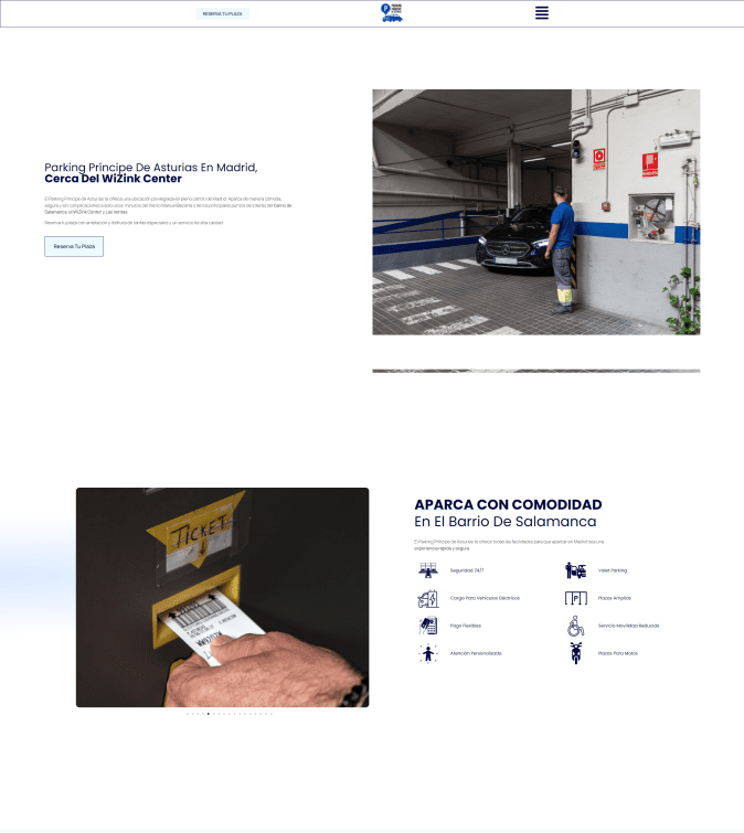 Inicio - Parking Príncipe de Asturias